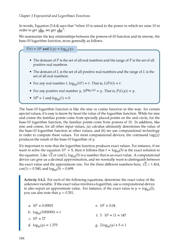 Active Preparation for Calculus - Page 166